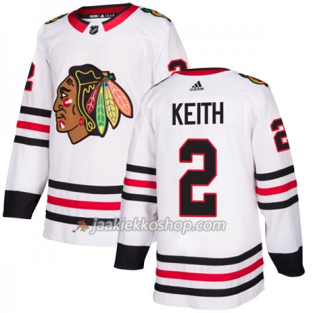 Miehille NHL Chicago Blackhawks Pelipaita Duncan Keith 2 Adidas 2017-2018 Valkoinen Authentic Miehille NHL Chicago Blackhawks Pelipaita Duncan Keith 2 Adidas 2017-2018 Valkoinen Authentic